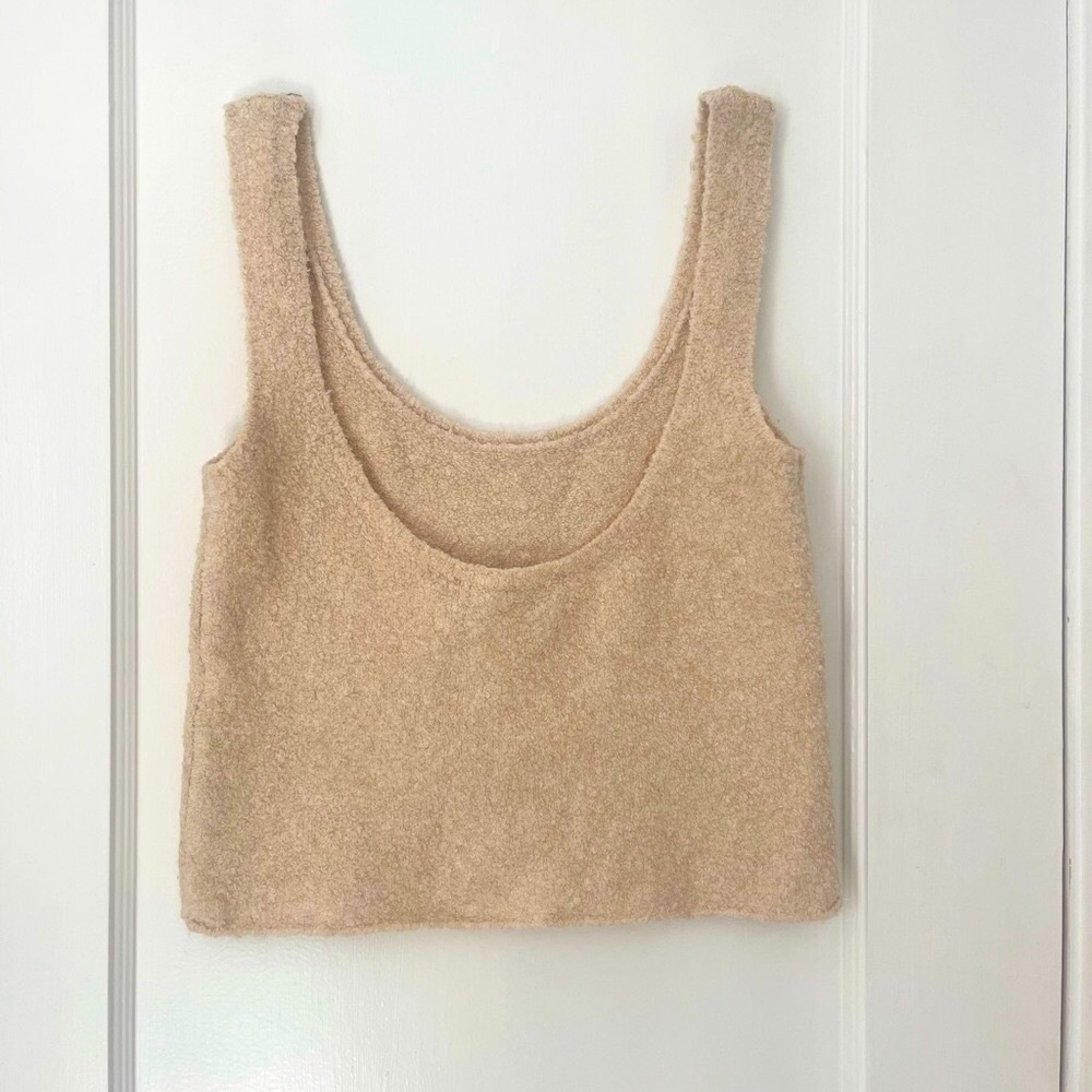 NWT ZARA Boucle Tank Top